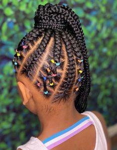 Simple Hairstyle For School, Natural Hairstyles For Black Kids, Free Hand Hairstyles, Hairstyle For School, Girls School Hairstyles, Girly Hairstyles