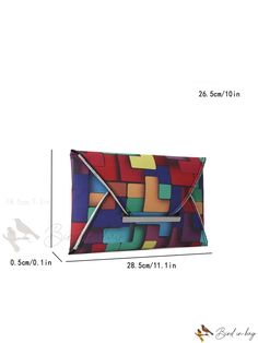 Bird in Bag - Fashionable Flip Clutch Wallet Trendy Multicolor Card Holder For Daily Use, Trendy Envelope Clutch For Daily Use, Multicolor Rectangular Card Holder With Slots, Multicolor Rectangular Card Holder With Card Slots, Trendy Travel Envelope Clutch, Trendy Multicolor Bags With Card Slots, Modern Multicolor Rectangular Clutch, Multicolor Foldable Rectangular Bag, Trendy Rectangular Coin Purse