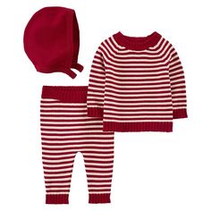 Keep your little one warm, cozy and cute in this Baby Girl Carter's 3-Piece Holiday Outfit Set. Keep your little one warm, cozy and cute in this Baby Girl Carter's 3-Piece Holiday Outfit Set. FEATURES Three-piece set includes: top, pants, & hat Pants: inner adjustable waistband Top: long sleeves, ribbed trim Hat: hook & loop closureFABRIC & CARE Cotton Machine wash ImportedSUSTAINABILITY FEATURES Tested for harmful substances STANDARD 100 by OEKO-TEX® CERTIFIED Certification No. 20.HUS.39637 Tes Newborn Christmas Outfit, Clothes Guide, Carters Size Chart, Hat Hook, Baby Christmas Outfit, Holiday Outfit, Carters Baby, Activewear Sets, Baby Outfit