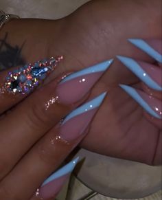 Graduation Nails Acrylic Stilleto, Braider Nails Set Long, Med Length Stilleto Nails, Coffin And Stilleto Nails Together, Trendy Long Almond Nails, Easy Stilleto Nail Designs, Spring Long Nails 2023, Medium Length Stilleto Acrylic Nails, Lime Green Stiletto Nails