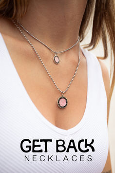 Get ready to turn heads with our new Pink Black St. Christopher medal! Featuring a bold pink center and a sleek black outer rim, this fun and stylish design is perfect for those who love to make a statement. Explore this exciting new addition to our classic collection!    - 3/4” Silver Plated St. Christopher Medal  - 24” Ball Chain Necklace (cut ball chain to fit your style)  - Get Back stamp Ensures Authenticity Ball Chain Necklace, Classic Collection, Ball Chain