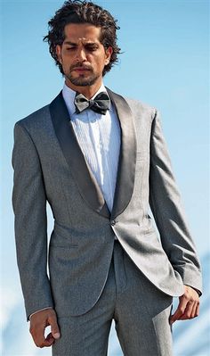 Men Pants Pattern, Modern Tuxedo, Well Dressed Man, Grey Tuxedo, Masc Fashion, Wedding Tux, Gents Fashion