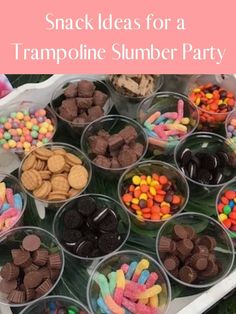 snack ideas for a trampoline summer party