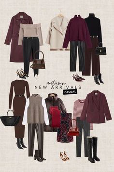 Maroon Capsule Wardrobe, Winter Outfits 2024 Women Trends, Mom Clothing Style, Vintage Winter Outfits, Mode Tips, Best Winter Outfits