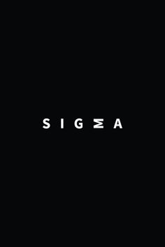 a black background with the word sigza written in white on top of it