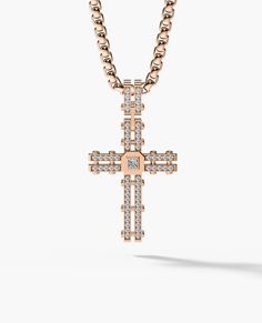 This handmade LA PAZ cross pendant was crafted in likeness of the LA PAZ ring. This pendant features 0.20 ct natural white or black diamonds and is available in both 14k gold, 18k gold and platinum. Customize your piece with any engraving your bold heart desires. This pendant is compatible with chains up to 2.5mm wide and is customizable with any engraving you can imagine. Chain sold separately. Diamond Pendant With Box Chain, Luxury Cross-shaped Diamond Jewelry, Rose Gold Diamond Cross Pendant Jewelry, Rose Gold Diamond Cross Pendant, Luxury Diamond Cross Jewelry, Luxury Cross Jewelry With Single Cut Diamonds, Luxury Diamond Cross Pendant Jewelry, Luxury Cross Pendant With Single Cut Diamonds, Luxury Single Cut Diamond Cross Pendant Jewelry