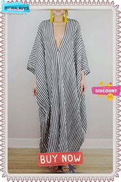 Swing Vintage Loose Stripe Maxi Dress Striped Long Sleeve Maxi Dress For Summer, Long Sleeve Striped Maxi Dress For Summer, Chic Long Striped Dress, Striped Tunic Dress For Spring, Striped Lined Maxi Dress For Beach, Striped Lined Maxi Dress For The Beach, Striped Long Sleeve Maxi Dress For Vacation, Striped V-neck Maxi Dress For Beach Season, Striped Long Dress For Vacation