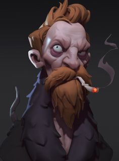 头雕练习, Chengyou Liu on ArtStation at https://www.artstation.com/artwork/N5emJJ Face Stylized, Stylized Portrait Tutorial, Wooden Mask Character Art, Stylized Realism Character Design, Handy Wallpaper, 얼굴 드로잉, Caricature From Photo, Cartoon Monsters