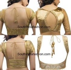 Gold Blouses, Golden Blouse Designs, Gold Blouse Designs, Gold Saree Blouse, Plain Blouse Designs, Golden Blouse, Best Blouse Designs, New Saree Blouse Designs