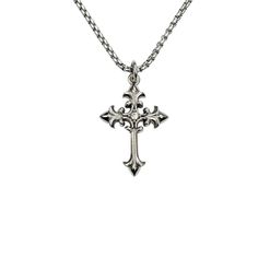 "silver grunge rhinestone cross necklace 🎚️ handmade by me! 🐇 completely stainless steel and non-tarnish! 18\"-22\" adjustable box chain  skate skater grunge spike spikes sterling silver hypoallergenic non tarnish chain necklace pendant emo punk hard jewelry #cross #stainlesssteel #nontarnish #hypoallergenic #grunge grunge cross pendant x cross cubic zirconia rhinestone" Cross Silver Necklace, Grunge Cross, Necklace Grunge, Y2k Cross Necklace, Hard Jewelry, Necklace Cross, Punk Necklace, Emo Necklace, Silver Cross Necklace