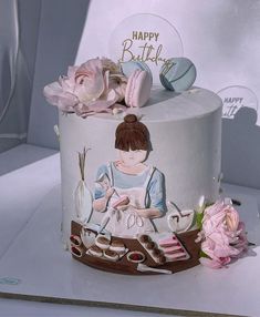 Cake Women, Birthday Cake Alternatives, Drop Cake, Buttercream Cake Designs, 25th Birthday Cakes, Baker Cake, Beautiful Cake Designs