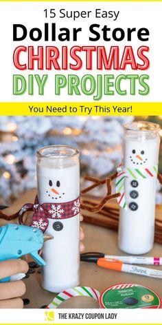 dollar store christmas diy projects for kids