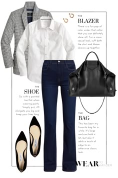 The Essentials - Wear to Wander Classic Style 2023, White Button-down Sweater For Work, 가을 패션