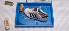 Trainers Adidas, Shoe Cleaning, Lock Logo, Adidas Trainers, Practical Life, Adidas Sportswear, Shoes Adidas, Leather Trainers, Clean Shoes