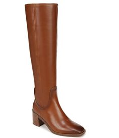 27 EDIT Naturalizer Edda Leather Tall Riding Boots | Dillard's Wide Calf Knee High Boots, Tall Riding Boots, Naturalizer Shoes, Comfortable Boots, Beautiful Boots, Wide Calf, Easy Wear, Over The Knee Boots, Boot Shoes Women