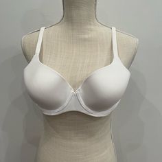 Nwt Brand: Ambrielle Everyday Full Coverage Size: 38a Rn# 93677 Supplier 75729-4 86% Nylon, 14% Spandex Elegant Padded Bra, Spring Full Coverage Padded Bra, Feminine Full Coverage White Bra, White Full Coverage Feminine Bra, Feminine White Full Coverage Bra, Classic White Summer Bra, White Full Coverage Bra For Spring, Classic White Bra With Removable Pads, Classic Underwire Bra For Spring