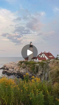 an image of a lighthouse on the coast