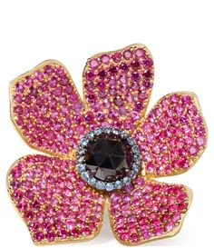 From kate spade new york&#x2C; this ring features:Statement ringGold-tone hardwareSlip on Approx. 1.4" L x 1.33" WImported. New York Jewelry, American Samoa, Pacific Islands, Gold Statement Ring, Perfect Handbag, Marshall Islands, Live Colorfully, Palau, Rhinestone Jewelry