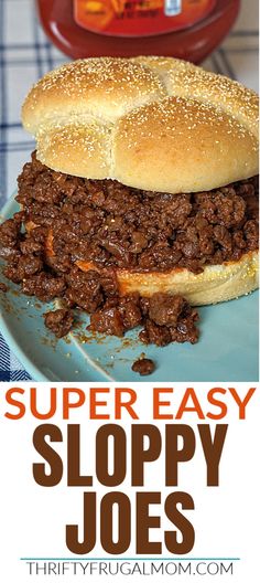 this super easy sloppy joes recipe is the perfect way to use up those leftovers