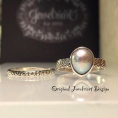 Pearl Ring/Silver/Grey Pearl Ring/Unique Pearl Ring/Solitare Pearl Ring Unique, Ring Pearl Modern, Natural Pearl Ring, 14k Rose Gold Wedding Ring, Silver Pearl Ring, Commitment Rings, Pinterest Group, Wedding Rings Rose Gold, Rose Engagement Ring