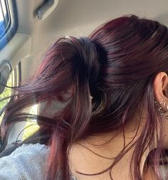 Hair Dye Y2k, Highlight Hair Ideas, Red Hair Dye, Highlight Hair, Cute Hair Colors