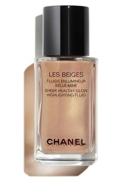 Free shipping and returns on CHANEL LES BEIGES SHEER HEALTHY GLOW Highlighting Fluid at Nordstrom.com. What it is: A water-light liquid face highlighter that illuminates skin with a delicate dewy finish and provides up to eight hours of wear.Who it's for: All skin types.How to use: Pump a few drops onto hands, then apply all over as a radiant primer; mix with foundation or tap over makeup to highlight your favorite features. Face Highlighter, Over Makeup, Chanel Les Beiges, Sheer Lipstick, Chanel Beauty, Liquid Highlighter, Chanel Makeup, Water Lighting, Harvey Nichols