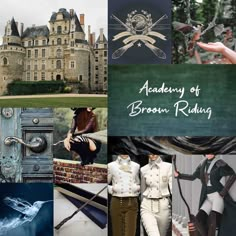 Academy of Broom Riding - Harry Potter Wizarding schools aesthetic 11/12 Harry Pptter, Bullworth Academy, Hogwarts Oc, Witch School, Magic Academy, Harry Potter Background