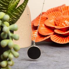 Black Onyx Round Circle Pendant Charm Necklace - 925 Sterling Silver - Long or short layering necklace 18 20 or 24 inches - Gifts for her Stone: Genuine Black OnyxStone: 20mm diameterChain: 925 Sterling SilverBezel: 925 Sterling SilverChain length:... Gold Gemstone Necklace, Gemstone Necklaces, Black Onyx Stone, Round Circle, 925 Sterling Silver Chain, Layering Necklace, Circle Pendant, Necklace Earring Set, Spring Rings