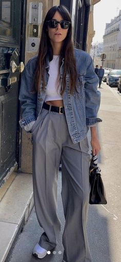 French Spring Outfits, Spring Summer Capsule Wardrobe, Denim Outfits, Chique Outfits, Paris Fashion Week Street Style, Outfit Trends, American Beauty