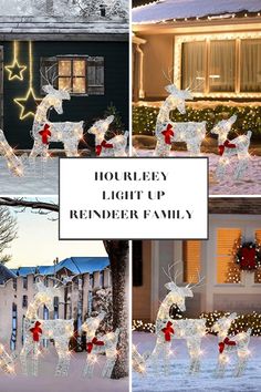 "christmas lights", "outdoor christmas decorations", "reindeer christmas", "lowes christmas decorations", "christmas outdoor decorations", "led reindeer", "light up reindeer indoor", "christmas reindeer indoor", "reindeer and sleigh lights", "outdoor reindeer family", "rattan light up reindeer", "deer lights for gardens", "light up reindeer walmart", "reindeer lights indoor" Christmas Decoration Outdoor, Deer Family, Christmas Deer, Decor Outdoor, Christmas Items, White Brand, Outdoor Christmas Decorations, Lawn And Garden