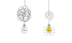 three light bulbs hanging from strings with the words $ 500 written on them and an image of