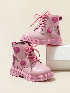 Girls Boots Autumn And Winter New Flat Children Short Boots Middle And Large Children High-Top Boots Girls Princess Boots Baby Shoes Pink Fashionable    Geometric    Kids Shoes, size features are:Bust: ,Length: ,Sleeve Length: Princess Boots, Kids Heels, New Flat, High Top Boots, Casual Footwear, Boots Casual, Children Fashion, Cute Boots, Zipper Boots