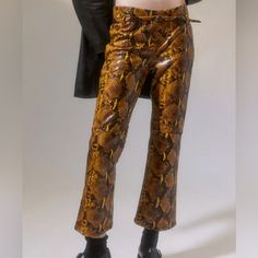 Punky Attitude But Buttery Soft. Punk Style Fall Pants For Party, Punk Style Pants For Fall Party, Fall Punk Party Pants, Edgy Leather Pants For Alternative Fashion In Fall, Edgy Leather Pants For Fall Alternative Fashion, Fitted Leather Pants For Fall Alternative Fashion, Retro Streetwear Pants For Fall, Fitted Grunge Pants For Fall, Grunge Pants For Fall