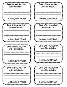 a printable worksheet to teach children about pray