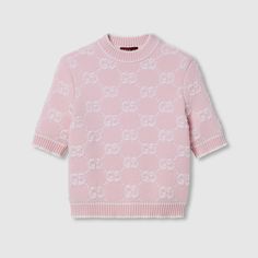 Gucci GG wool bouclé jacquard top