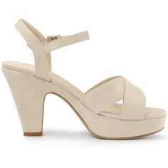 Shop Allegra K for platform chunky heel ankle strap slingback sandals you are looking for, get more women's platform/wedge for yourelf. Order now! Free Returns! Platform Chunky Heels, Heels Slingback, Strappy Platform Heels, Classic Sandals, Ankle Strap Block Heel, Wardrobe Update, Bow Heels, Platform Heels Chunky, Slingback Sandals