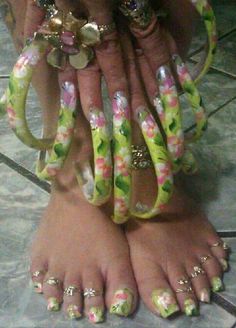 Bad Nails, Nails Dip, Acrylic Toes, Acrylic Toe Nails