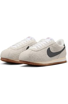 Nike Cortez Vintage Sneaker (Women) | Nordstrom Nike Cortez Vintage, Suede Nike, Suede Shoes Women, Fall Sneakers, Classic Cortez, Sneakers Looks, Vintage Sneakers, Vintage Suede, Reebok Classic