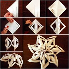 how to make paper snowflakes