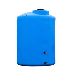 a blue water tank on a white background