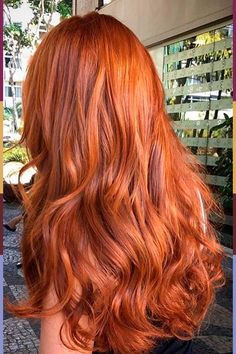 Shiny Copper Hair, Different Types Of Ginger Hair, Arctic Fox Copper Hair, Ginger Hair Ideas Colour, Rusty Copper Hair, Orange Hair With Dark Roots, Red Head Hair Color Ideas, Warm Ginger Hair, Red Head Hairstyles