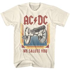 PRICES MAY VARY. 100% Cotton Made in USA and Imported Button closure Machine Wash YOU ROCK! ACDC vintage style clothing. Rock band apparel for rockers with style YEP, IT'S OFFICIAL! Our cool graphic t shirts are 100% authentic and officially licensed. These super comfy tees are designed and printed in the USA by American Classics, a leader in high-quality retro, vintage style apparel since 1994 HIGH QUALITY CLOTHES, COMFY & COOL 100% cotton soft short sleeve, crewneck, t shirt for men, women, un Neo Grunge, Acdc Shirt, Tokyo Street Fashion, Heavy Metal Rock, Rock And Roll Bands, Rock N Roll Music, Band Shirts, Grunge Style, Soft Grunge