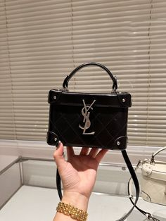 PRODUCT DETAILS Includes Shipping bags, dustbag sleeper, care manual, booklet, tag. Luxury Portable Box Bag For Shopping, Luxury Handheld Portable Box Bag, Luxury Portable Handheld Box Bag, Luxury Portable Box Bag With Top Handle, Luxury Portable Top Handle Box Bag, High-end Black Rectangular Box Bag, Trendy Black Shoulder Bag With Original Box, Versace Bags, Prada Crossbody Bag