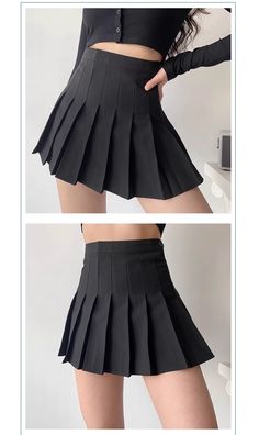 American retro high-waist slim pleated skirt with safety pants P349 Fabric: 100% polyester Color: white,black XS: High waist 60cm (slightly stretchy) Skirt length 36cm Upper hip 78cm S: High waist 64cm (slight elasticity) Skirt length 37cm Upper hip circumference 82cm M: High waist 68cm (slightly stretchy) Skirt length 38cm Upper hip circumference 88cm L: High waist 72cm (slight elasticity) Skirt length 39cm Upper hip circumference 94cm XL: High waist 76cm (slight elasticity) Skirt length 42cm U High Waist Black Pleated Skort, Black High Waist Pleated Tennis Skirt, High Waist Pleated Mini Skirt For School, Pleated High Waist Mini Skirt For School, Casual Black High-waisted Pleated Skirt, Casual Black High Waist Pleated Skirt, High Waist Pleated Skirt For School, Chic High Waist School Bottoms, High Waist Black Pleated Skirt Bottoms