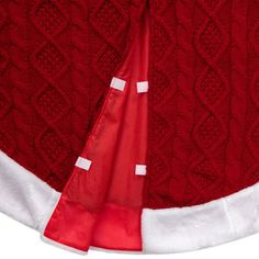 a red and white santa claus costume