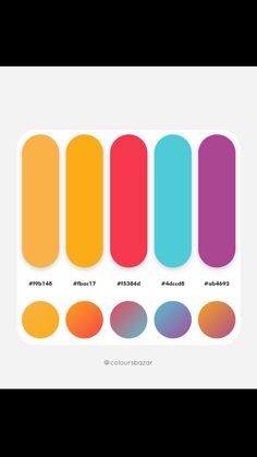 the color chart for different colors