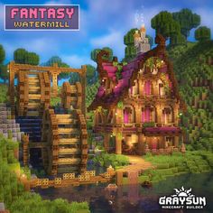 an image of a house in the game fantasy watermill