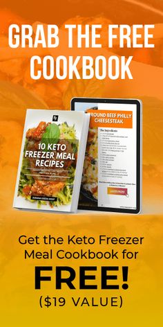 the keto freezer meal cookbook is on sale