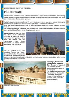 the front page of a magazine with pictures of different buildings and spires in france