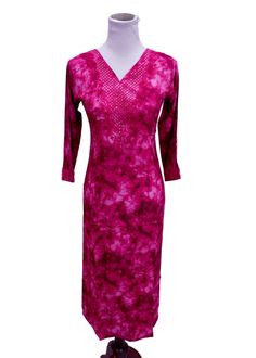 Dark pink kurti Casual Pink Kurta For Festive Season, Casual Pink Kurta For Summer, Casual Pink Summer Kurta, Pink Straight Kurta For Summer, Pink Long Sleeve Kurta For Spring, Long Sleeve Pink Kurta For Spring, Pink Cotton Straight Kurta Top, Pink Fitted Kurta With Long Sleeves, Casual Pink Cotton Kurta